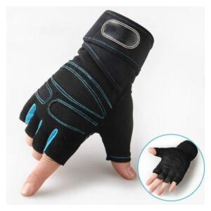 Leather Gym Hand Gloves Weight Lifting