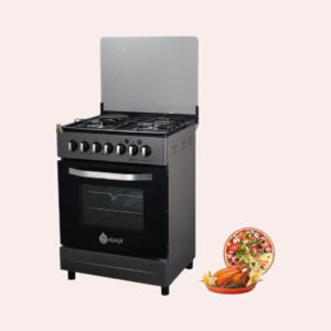 Nunix 60 by 60 3Gas plus 1 Electric Standing Cooker with Electric Oven