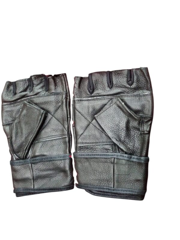 Leather Grip Gym Gloves for Weight Lifting