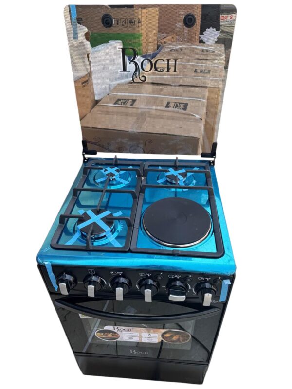 Roch 3Gas +1 Electric Hotplate Standing Cooker with Electric Oven
