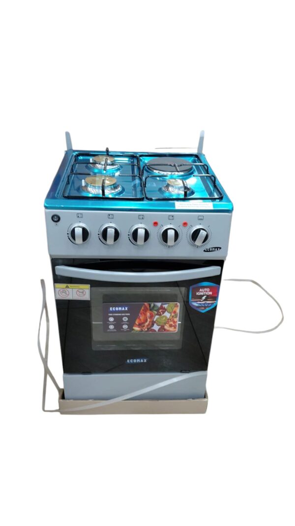 Ecomax 3 Gas + 1 Electric Standing Cooker