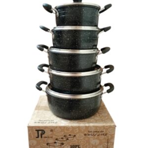 10pcs James Pots Non Stick Cookware Set