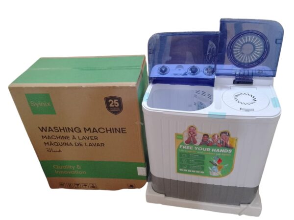 10KG Syinix Top Load Twins Tub Washing Machine