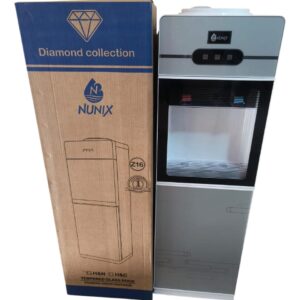 Z16C Nunix 3 Taps Hot Normal and Cold Water Dispenser- Tempered Glass Doors
